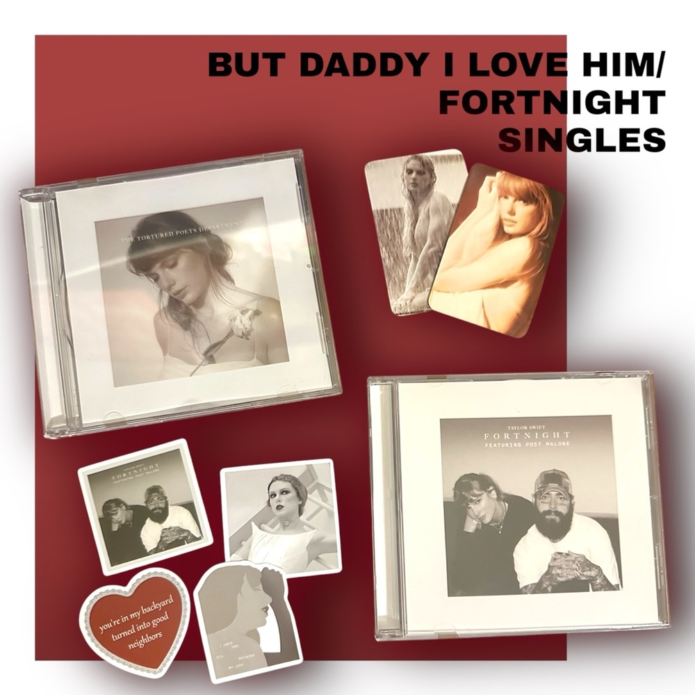 ✨NWOT✨ FORTNIGHT + BUT DADDY I LOVE HIM SINGLES *includes fun goodies*